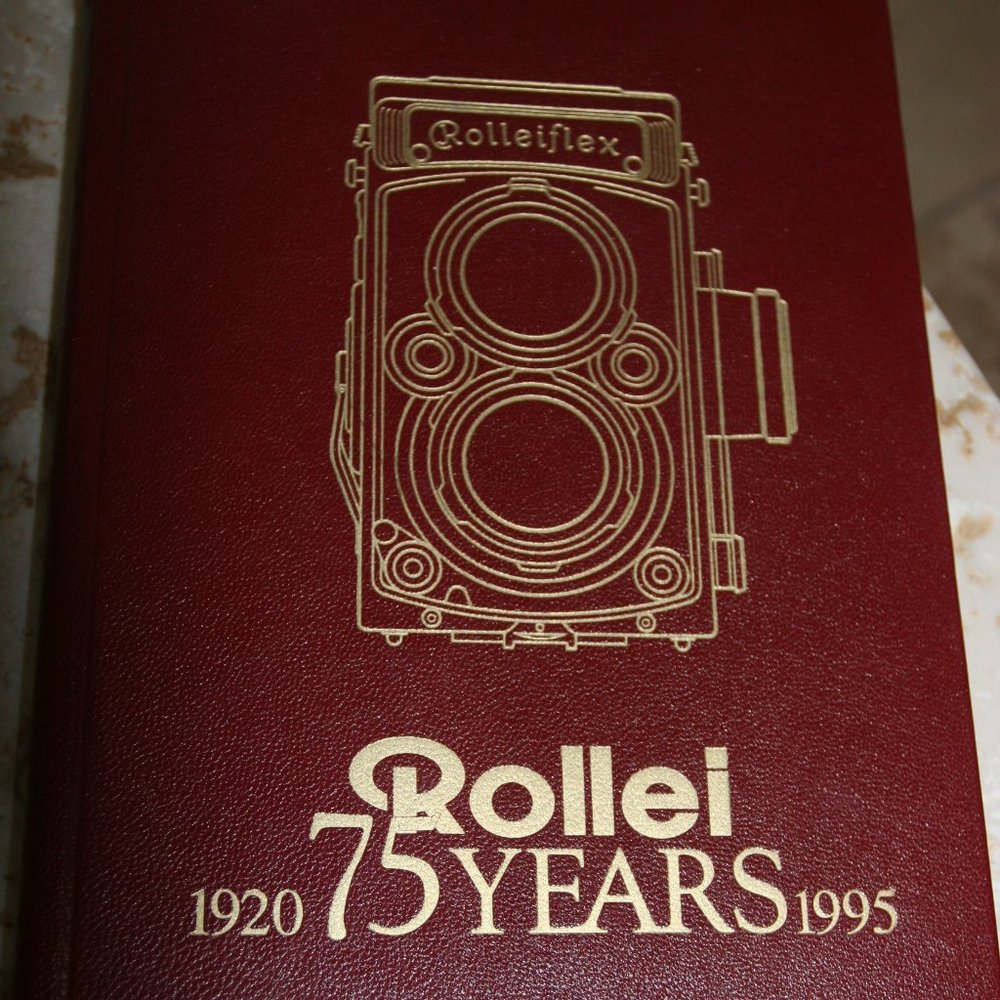 Rare book for camera collectors! Rollei 75 Years 1920-1995